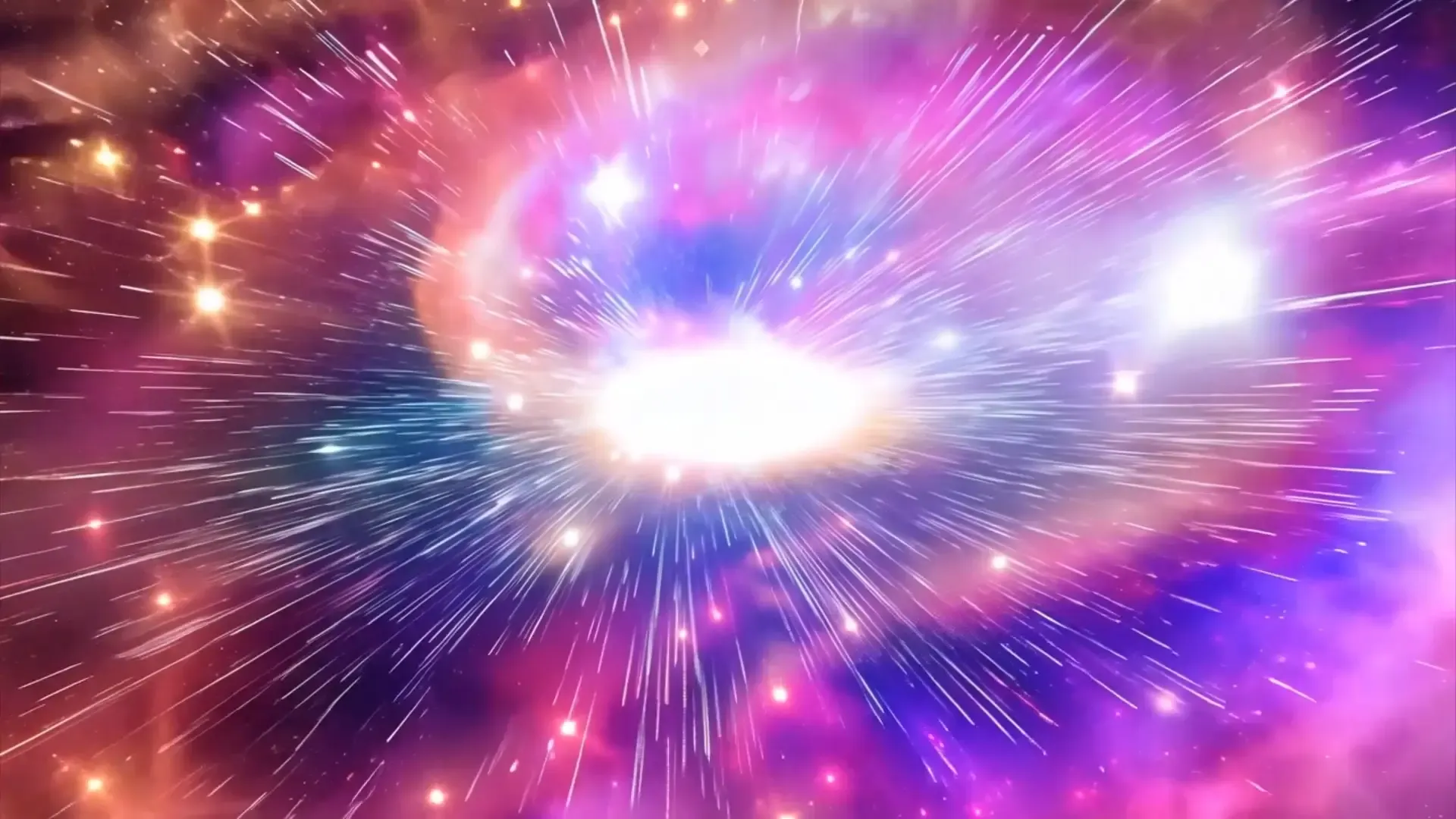 Galactic Burst Overlay with Cosmic Radiance